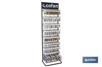 Display stand for assorted goods in blister - 906 units   - Cofan