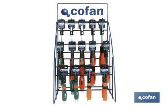 Impact screwdriver display stand  - 45 pcs - Cofan
