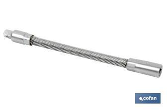 Drive flexible extension bar | Chrome-vanadium steel | Length: 150mm - Cofan