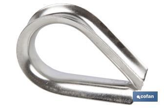 Stainless steel A-2 thimble DIN-6899A - Cofan