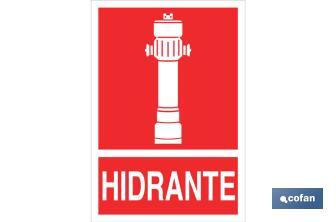 Hidrante Pictograma + Texto - Cofan