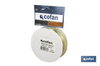 Fil monofilamentde nylon 100% Vert - Cofan