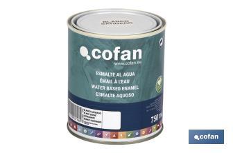 Ecological water-based enamel | 750ml | Several colours - Cofan