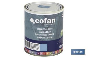 Ecological water-based enamel | 750ml | Several colours - Cofan