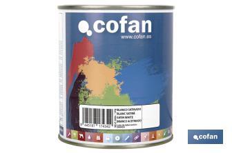 Esmalte Sintético | Em várias Cores | Embalagem 125 ml, 375 ml, 750 ml ou 4 L - Cofan