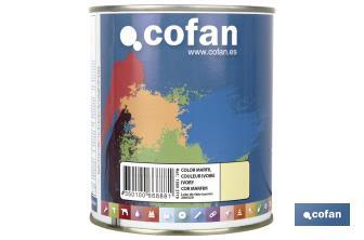Esmalte Sintético | Em várias Cores | Embalagem 125 ml, 375 ml, 750 ml ou 4 L - Cofan