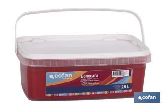 Pintura Plástica Monocapa | Diferentes colores  | Apta para usar en interior - Cofan