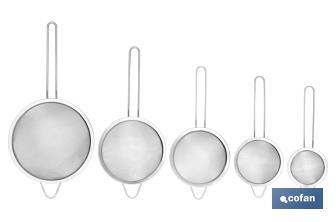 Colador en Acero Inox 304 | Modelo Sena | Varias medidas | Colador Versátil para diferentes funciones en la cocina - Cofan