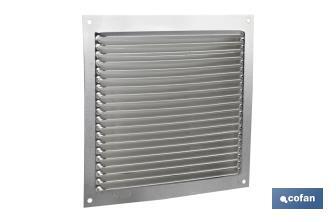 Ventilation grille | Aluminium | Available in various sizes - Cofan
