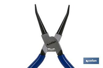 Round nose pliers for internal circlips | High-quality steel | Size: 300mm - Cofan