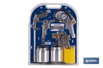 5 pcs air tool kit - Cofan