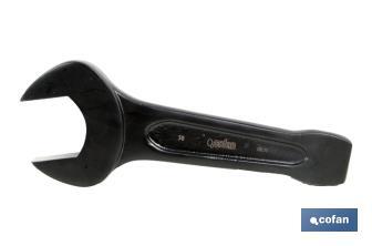 Llave fija de golpe | En medidas desde la SW 24 hasta la SW 120 | Fabricada en acero al cromo vanadio extrafuerte - Cofan