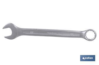 Polished combination spanners | Chrome-vanadium steel | Size: 50mm - Cofan