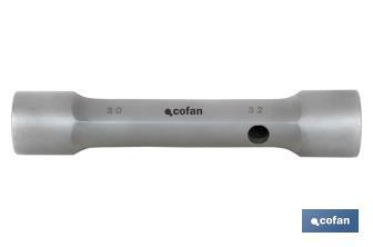 Double sided box spanners | Size from 6-7 to 30-32 | Completely hollow - Cofan