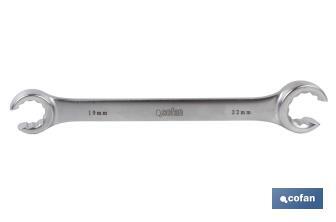 Open-ended spanners | Double reinforced opening | Available models from 8 x 10 to 30 x 32 - Cofan