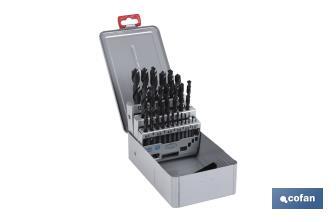 Assorted drill bits case 1 - 13mm - Cofan