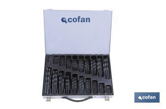 Assorted drill bits case HSS - Cofan