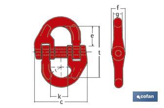 Maille de Connexion VG Hamerlocks - Cofan