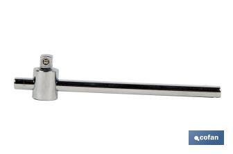 Drive sliding T-bar | 1/4" drive ratchet | Length: 110mm - Cofan