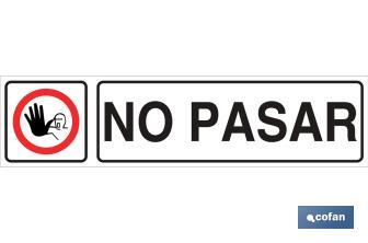 No pasar - Cofan