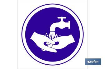 Obligatorio lavarse manos - Cofan