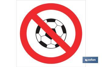 Prohibido jugar Balón - Cofan