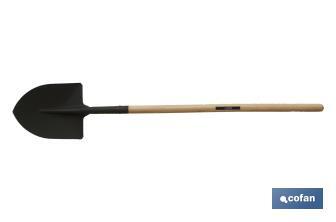 Round mouth shovel without handle - Cofan