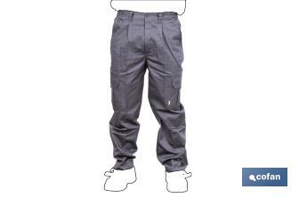 Grey work trousers - Cofan