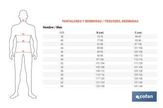 Bermudas de Trabajo | Modelo Poulsen | Material 65% Algodón y 35% Poliéster | Varios Colores - Cofan