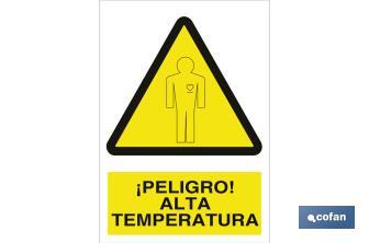 ¡Peligro! alta temperatura - Cofan