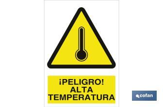 Danger! High temperature - Cofan