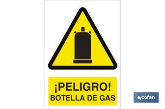 Danger! Gas bottle - Cofan