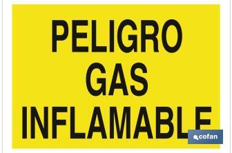 Peligro gas inflamable - Cofan