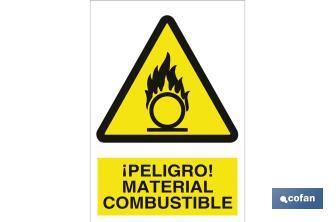 Danger! Combustible materials - Cofan