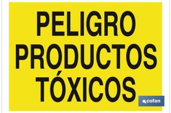 Danger, toxic products - Cofan