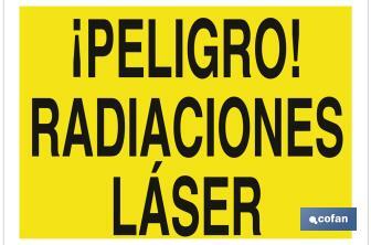 !Perigo! Radiação laser - Cofan