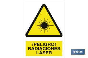 !Perigo! Radiação laser - Cofan