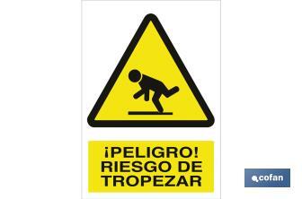 ¡Peligro! riesgo de tropezar - Cofan