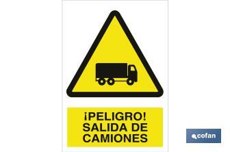 ¡ DANGER ! SORTIE DE CAMIONS - Cofan