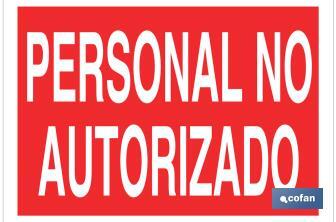 Personal no autorizado - Cofan