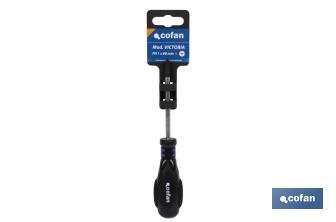 Phillips screwdriver | With endcap | Available tip from PH0 to PH3 - Cofan