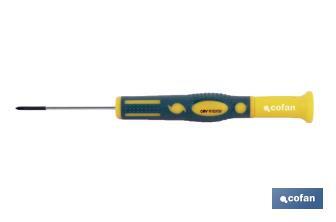 Phillips screwdriver | Precision tool | Available tip from PH00 to PH1 - Cofan