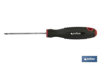 Slotted screwdriver for mechanics | Confort Plus Model | Available screw heads from SL 3mm to SL 8mm - Cofan