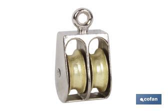 Fixed double pulleys - Cofan