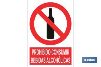 Prohibido consumir bebidas alcohólicas - Cofan