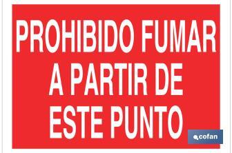 Prohibido fumar a partir de este punto - Cofan