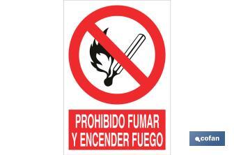 No smoking or fire - Cofan