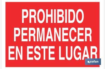 Prohibido permanecer en este lugar - Cofan