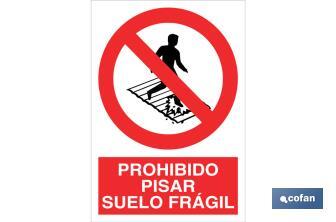 Keep off fragile floor - Cofan