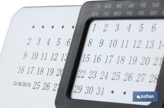Calendario de sobremesa perpetuo de 14 x 9 x 4 cm - Cofan